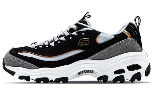 Skechers D'Lites Running Shoes Black/White Women's