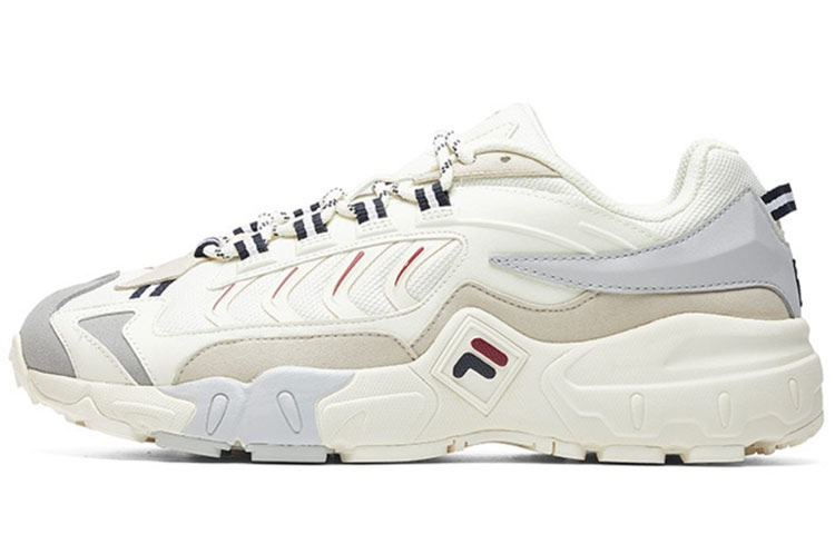 FILA Fila Predator 1 retro sports comfortable shock-absorbing low-cut lifestyle shoes men's milk white gray
