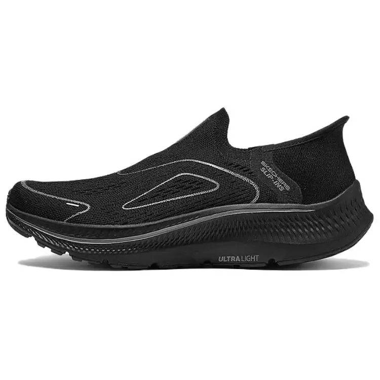 Skechers MEN'S GO Street Cool Motion Comfortable And Lightweight Low top Casual Shoes Men's Black