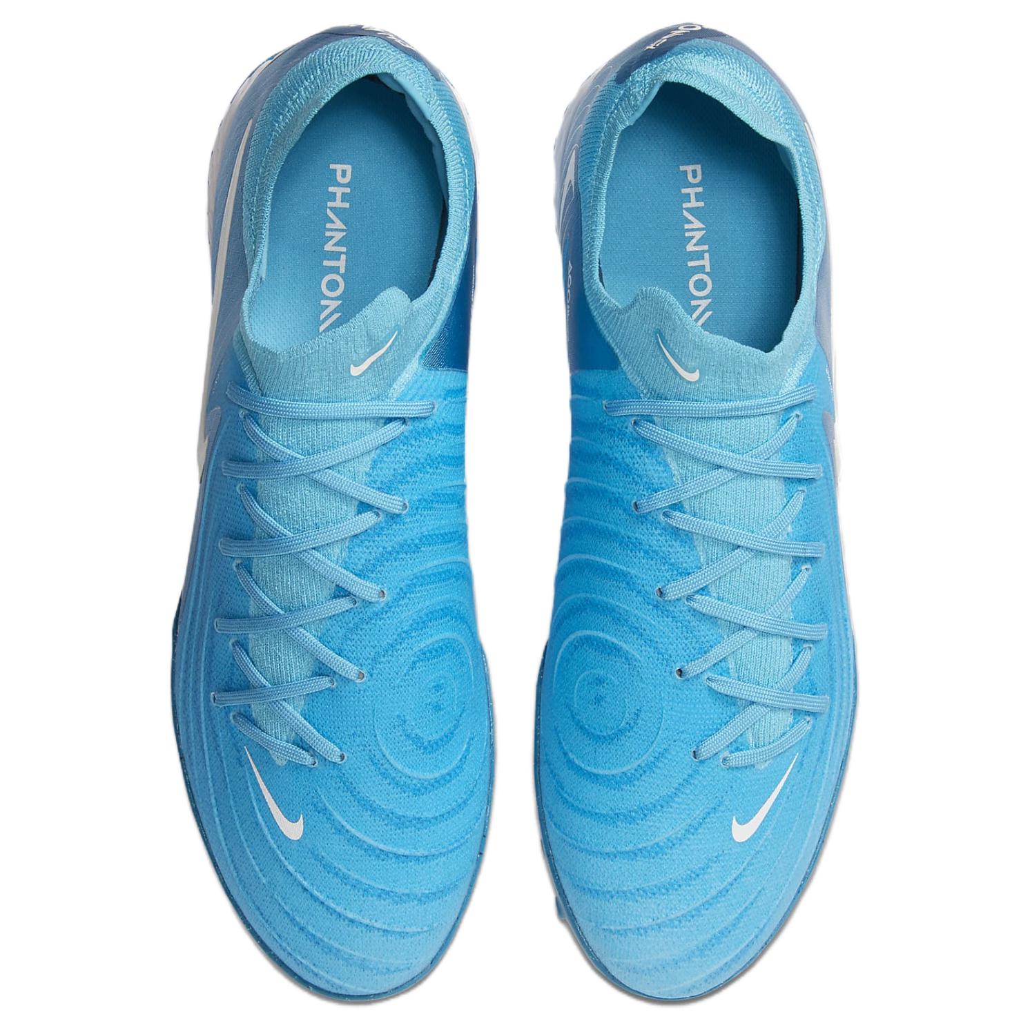 Nike Phantom GX 2 Pro AG Artificial Ground Artificial Turf Soccer Shoes Unisex Blue White