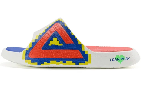 PEAK Quiet Slide Slippers Women's Ecru Orange Red
