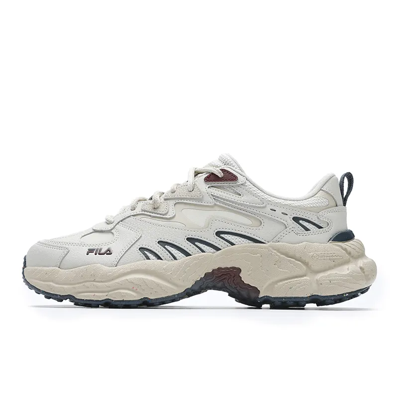 FILA Fern Abrasion Resistant Low top Casual Shoes Men's Beige Green