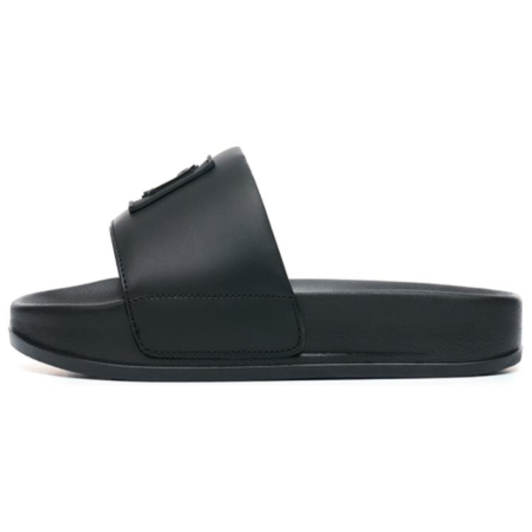 NFL Slip Resistant Abrasion Resistant Slide Slippers Women's Black