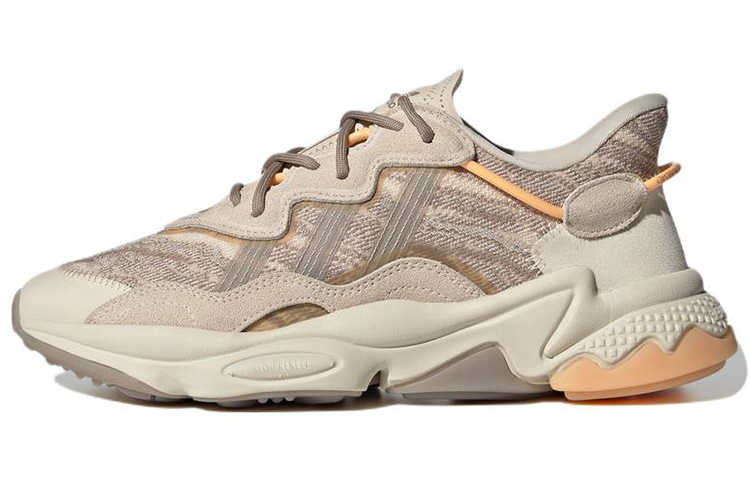 Женские кроссовки adidas originals Ozweego (коричневые)