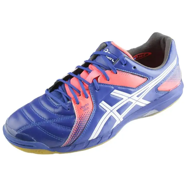 Asics Abrasion Resistant Soccer Shoes Unisex Fuchsia