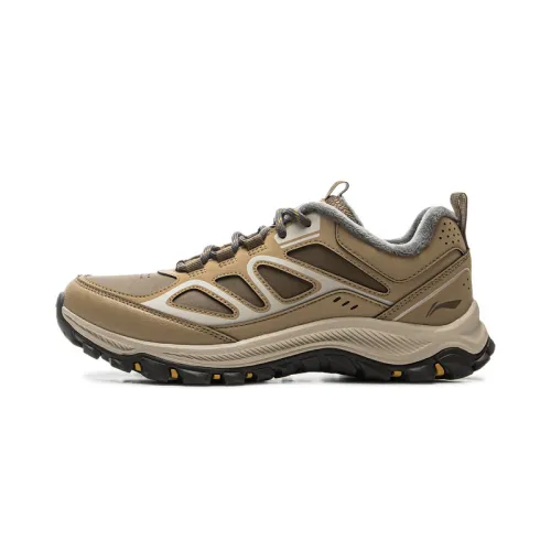 Li Ning Abrasion Resistant Thermal Abrasion Resistant Thermal Low top Casual Shoes Women's Brown