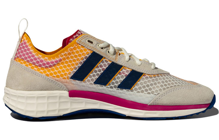 Кроссовки adidas originals SL 7200 (желтый / красный / белый) — Жёлтый / красный / белый — фото 2