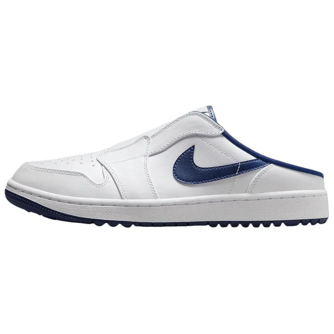 Jordan Air Jordan 1 Low top Golf Shoes Men's White Blue