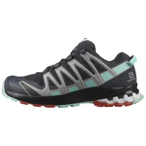 SALOMON XA Pro 3D V8XA Pro 3D V8 Cushioning Abrasion Resistant Breathable Low top Outdoor Shoes Women's Black Gray