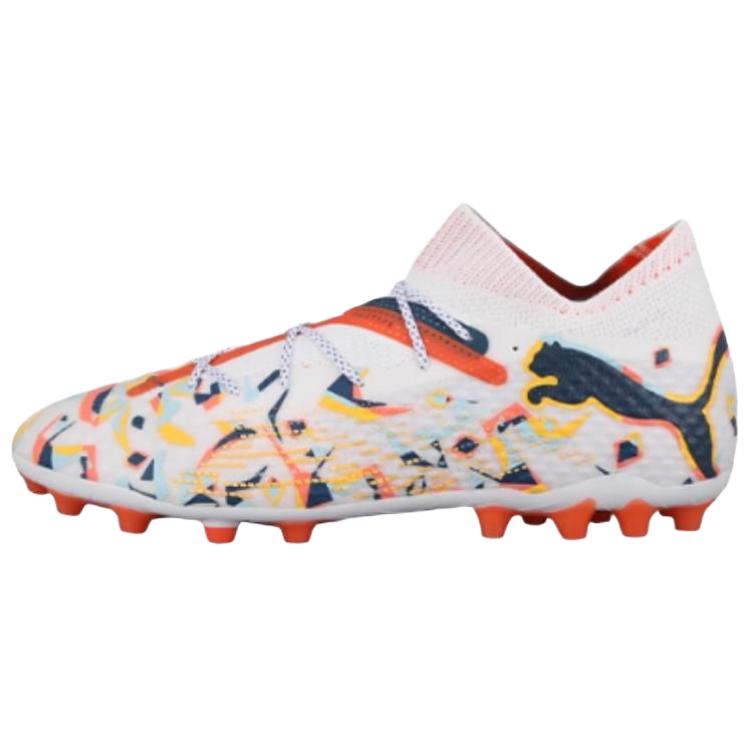 PUMA FUTURE 7 Soccer Shoes Men’s White Orange Blue