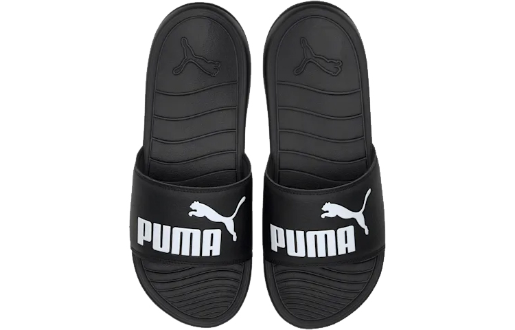 Шлепанцы PUMA Popcat 20 (черные) — Чёрный — фото 3