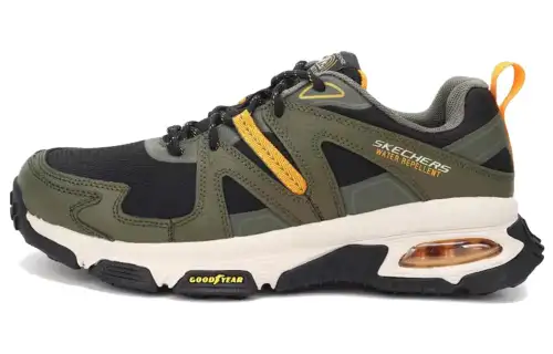 Skechers Casual Shoes Men's Low Top Green Black