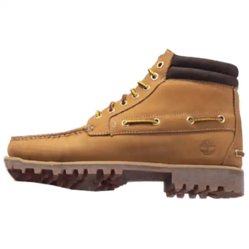 Timberland AUTHENTICS Collection Ankle Length Combat Boots Men's Wheat Brown