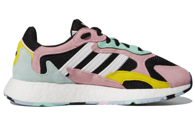 Женские кроссовки adidas originals TRESC Run Br (черно-розово-зеленый) — фото 2