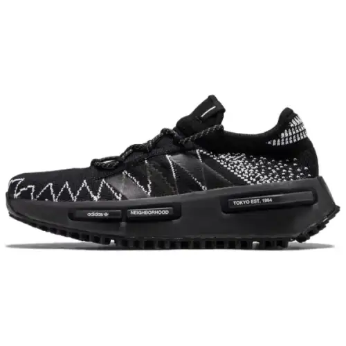 NEIGHBORHOOD x Adidas Originals Abrasion Resistant Breathable Low top Sports Casual Shoes Men's Black