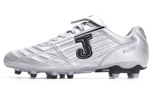 Joma FG Firm Ground Slip Resistant Abrasion Resistant Slip Resistant Abrasion Resistant Soccer Shoes Men's Silver