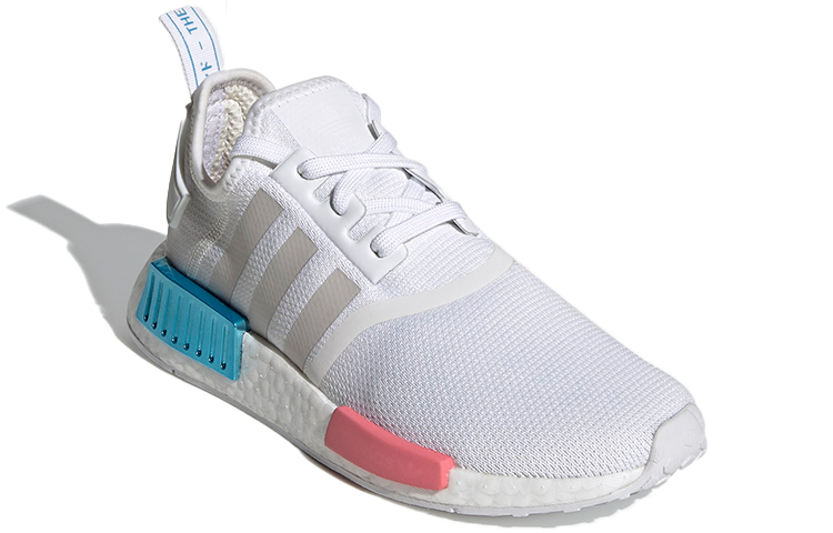 Женские кроссовки adidas originals NMD_R1 (белые) — Белый — фото 3
