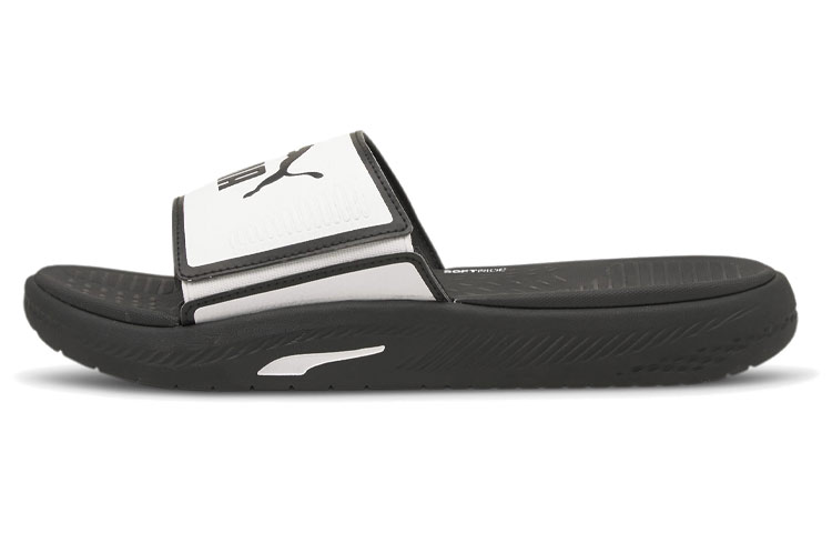 PUMA Puma Softride Series Velcro Sports Slippers Men's Black and White