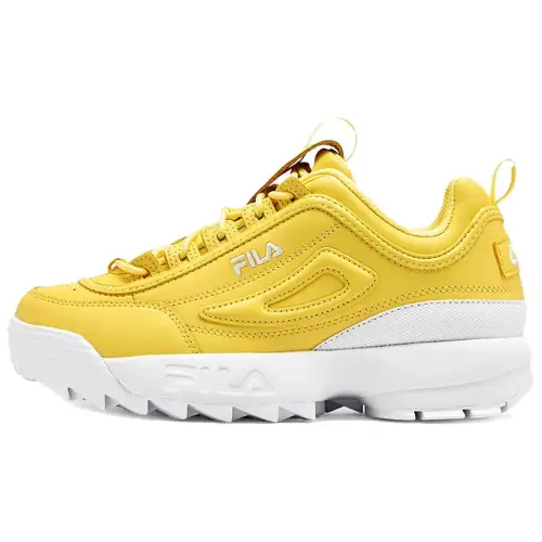 FILA Disruptor 2 Abrasion Resistant Abrasion Resistant Low top Casual Shoes Women's Yellow