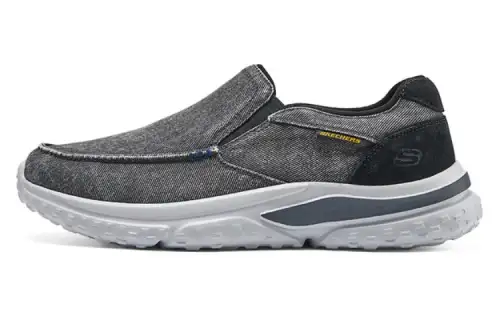 Skechers Solvano Canvas Low top Casual Shoes Men's Black