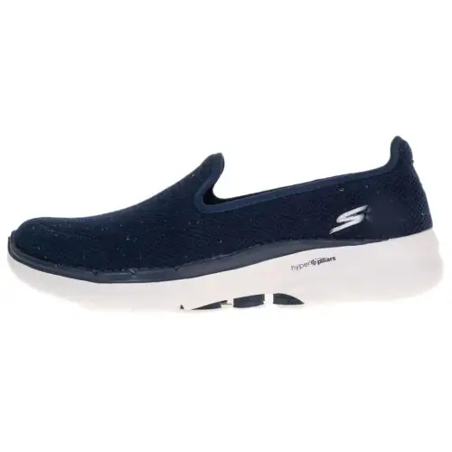 Skechers Go Walk 6 Abrasion Resistant Breathable Low top Casual Shoes Women's Blue
