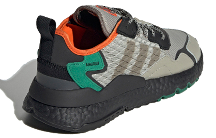 Кроссовки adidas originals Nite Jogger (коричнево-зеленые) — Коричневый / зелёный — фото 3