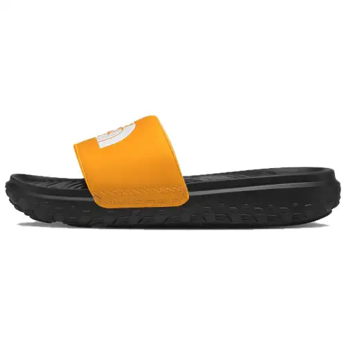 THE NORTH FACE NEVER STOP Slip Resistant Slide Slippers Men's Gold Black