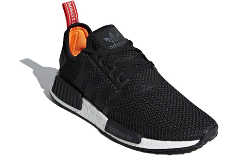 Кроссовки adidas Originals NMD_R1 (черные) — Чёрный — фото 4