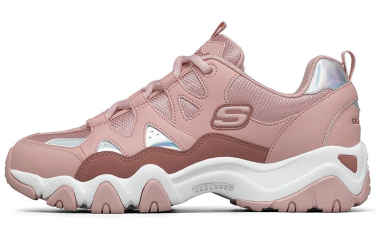 Женские кроссовки Skechers D'LITES 2.0 (розовые) — Розовый — фото 1