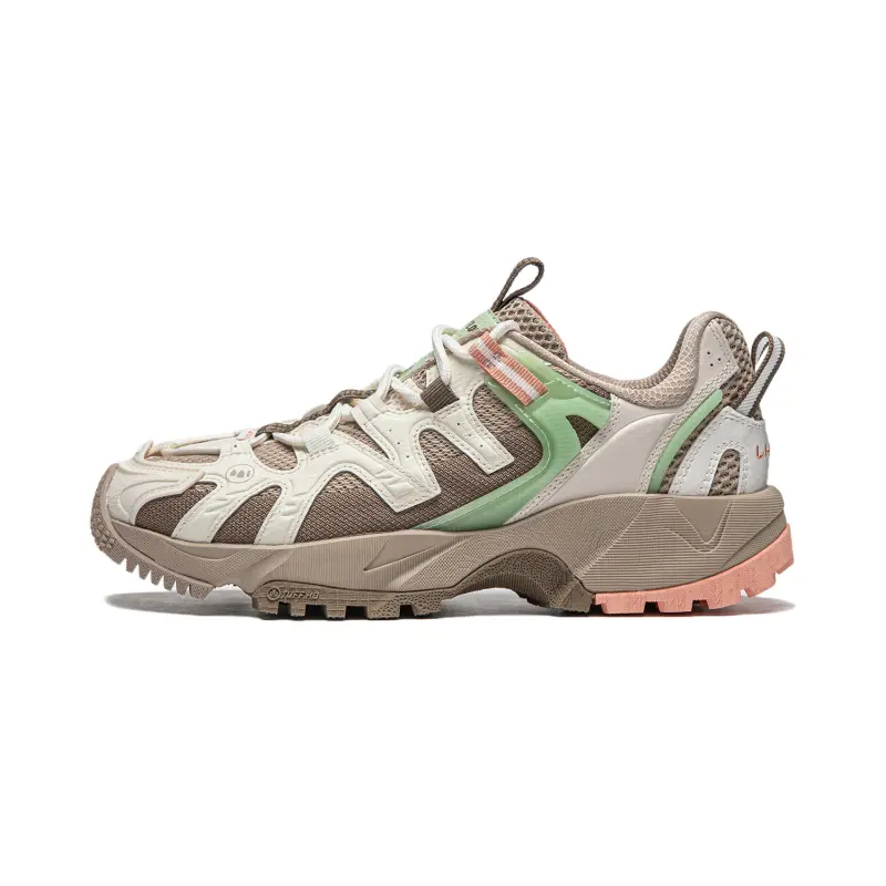 Li Ning Outdoor CF Tracing, Hiking Wild Comfortable Cushioning, Wear Resistant Low top Casual Shoes Women's