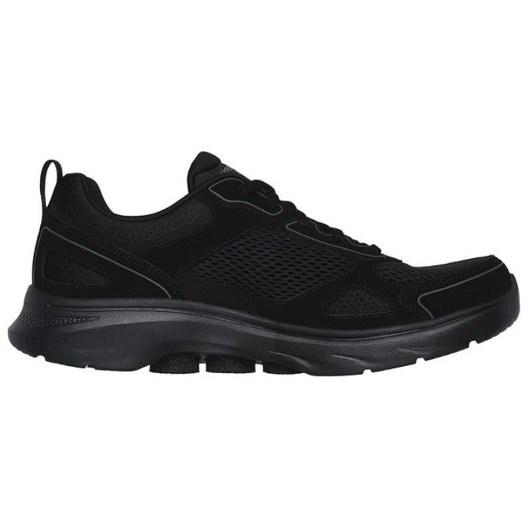 Skechers MEN’S GO WALK Breathable Low top Casual Shoes Men’s Black