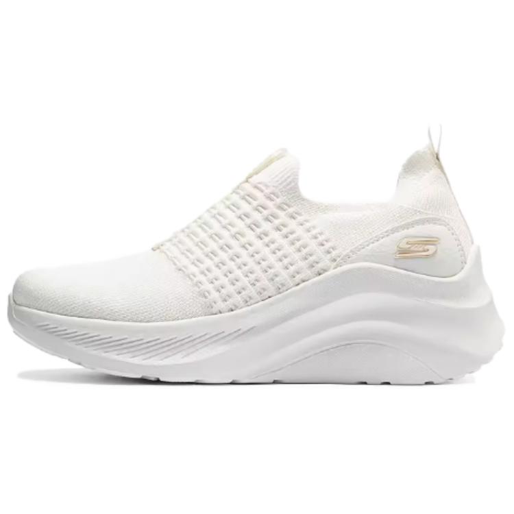 Skechers Mesh, Textile Slip on Low top Casual Shoes Women’s Ivory