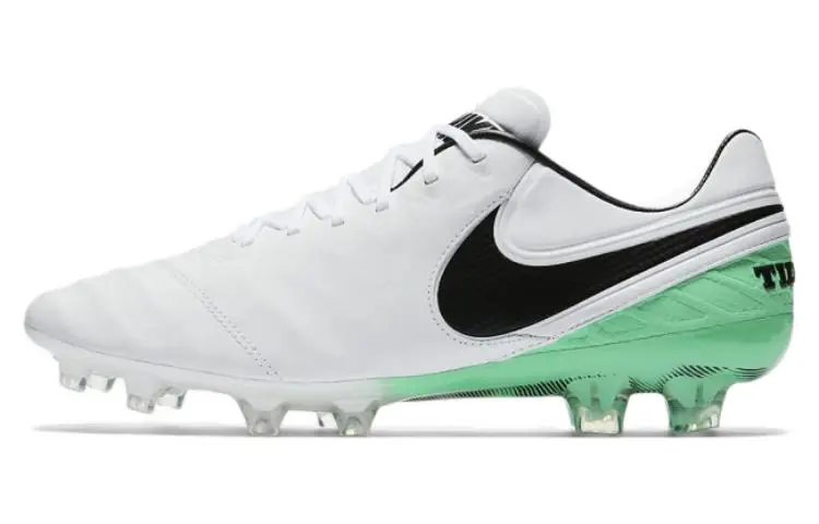 Nike Tiempo Legend 6 Soccer Shoes Men's Low-top White/Green