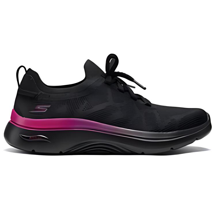 Skechers GO Walk Arch Fit 2.0 Comfortable And Breathable Cushioning, Wear Resistant Low top Casual Shoes Women’s Black