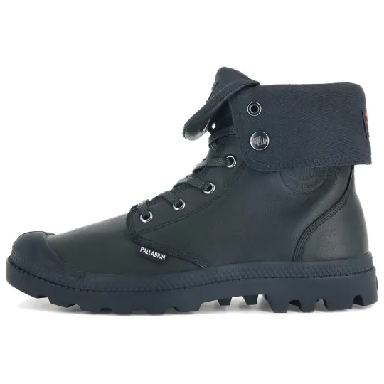 Palladium Comfortable Short Combat Boots Unisex Black