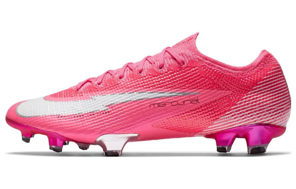 Nike Mercurial Vapor 13 FG Firm Ground Fabric Cushioning Slip Resistant Abrasion Resistant Lightweight Soccer Shoes