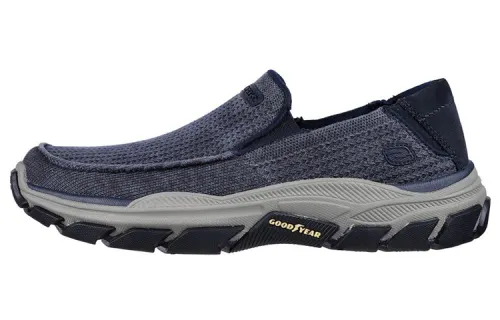 Skechers Respected Collection Casual Shoes Men's Low Top Marine Blue/Gray