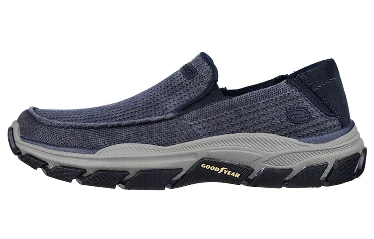 Skechers Respected Collection Casual Shoes Men's Low Top Marine Blue/Gray