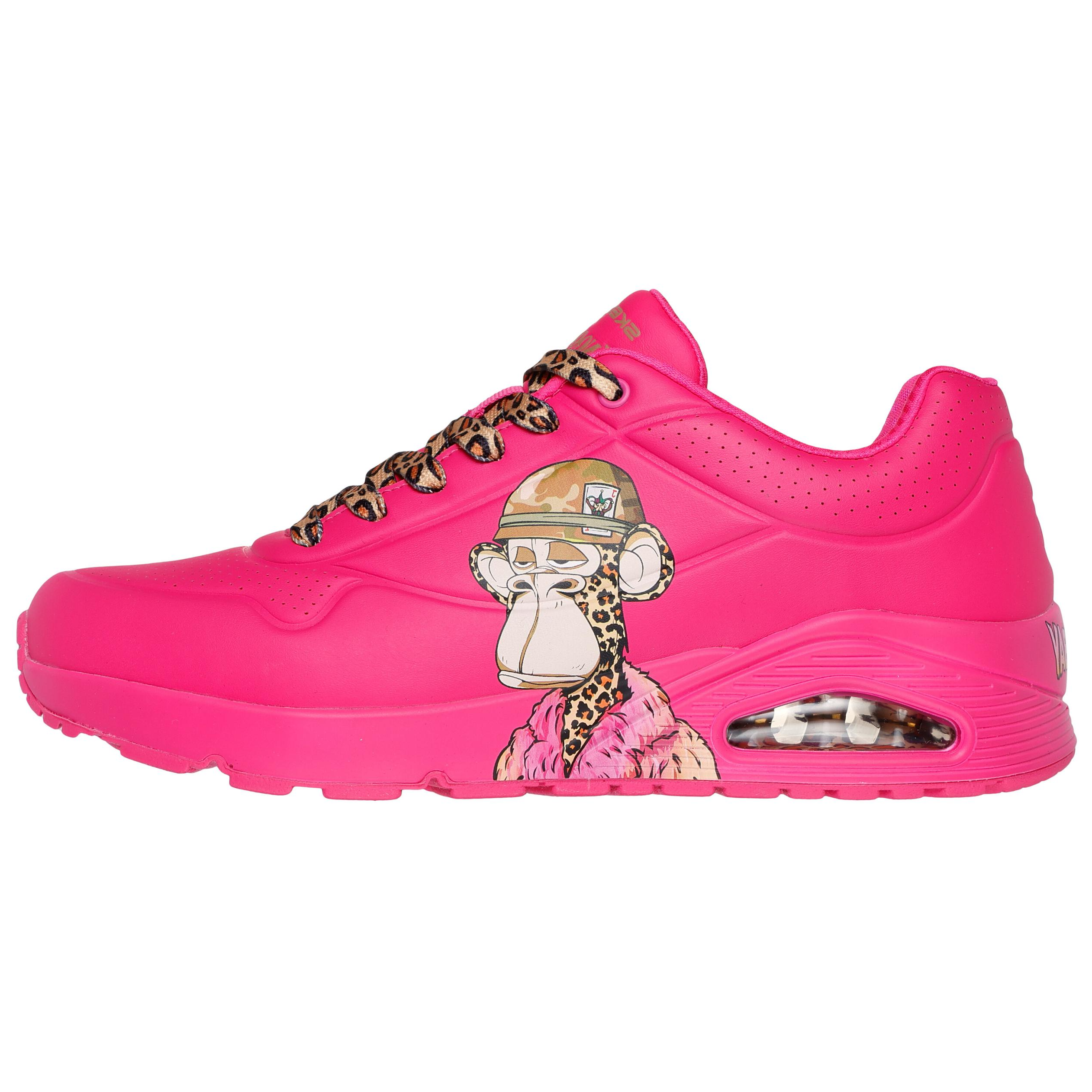 Snoop Dogg x Skechers Uno Low top Casual Shoes Men's Pink