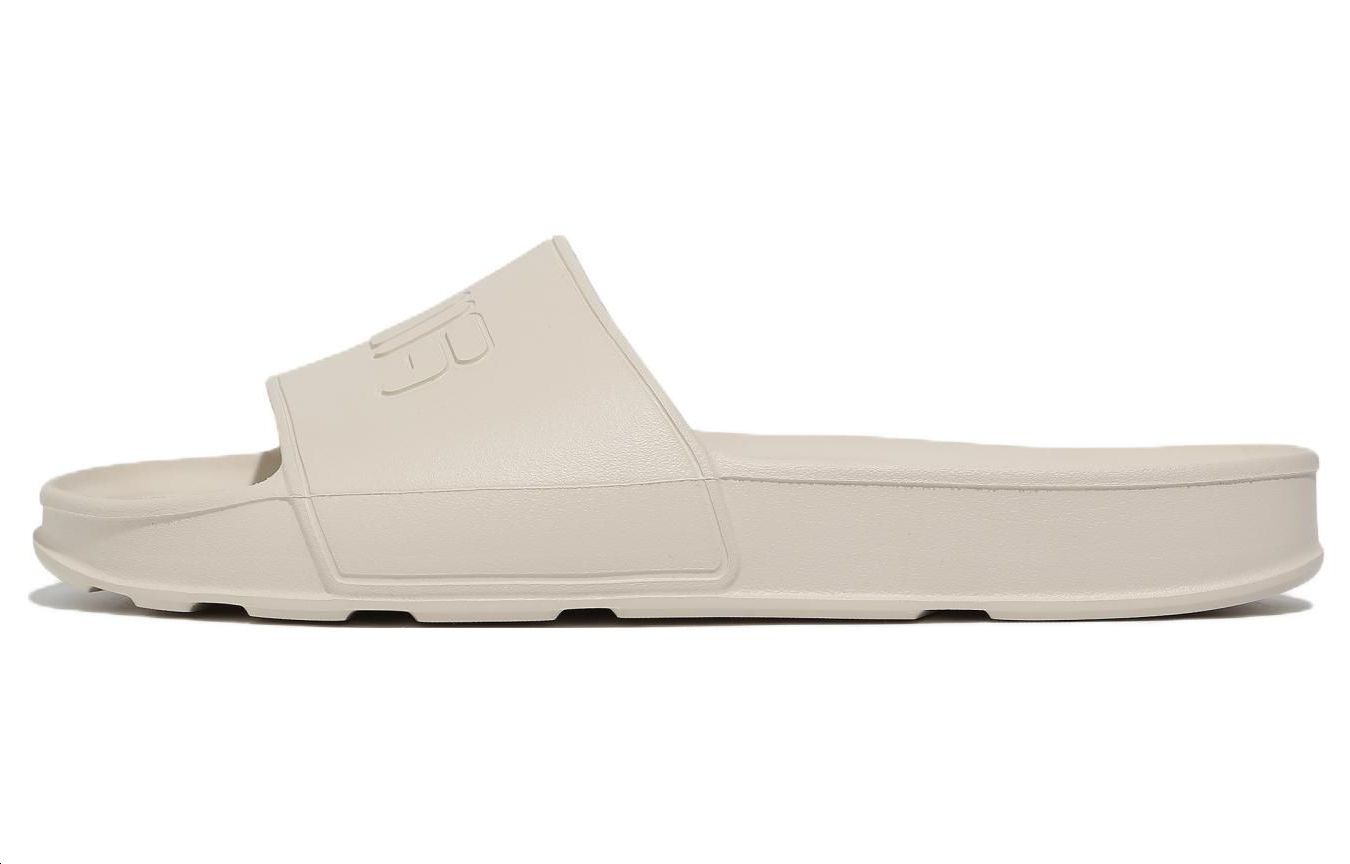 FILA Slick Slide Sports Slippers Unisex Ecru Korean Style
