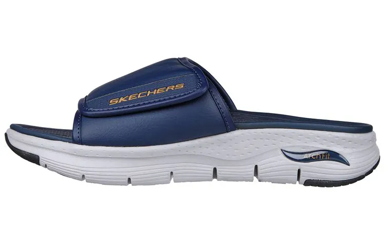 Skechers Arch Fit Slide Slippers Men's Blue