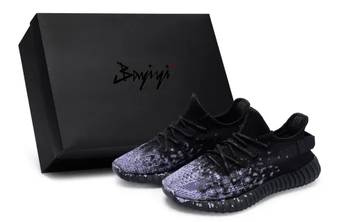 Adidas Originals Yeezy Boost 350 V2 811 Manufacturing, Dark Ink Purple Bloom, Special Shoe Box Low top Casual Shoes