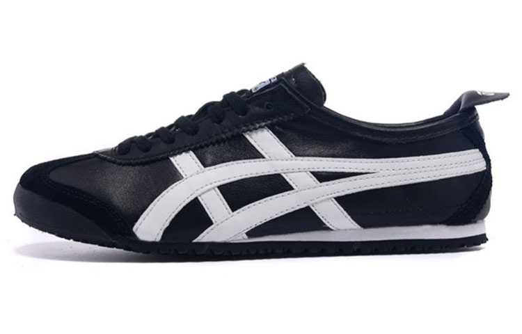 Onitsuka Tiger MEXICO 66 Cushioning Slip Resistant Balance Low top Casual Shoes Women's Black White