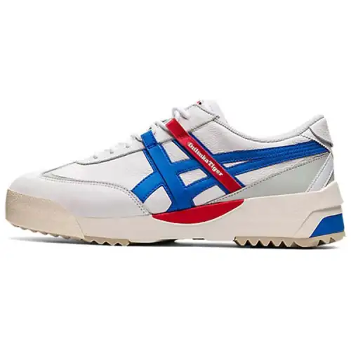 Onitsuka Tiger Delegation EX Casual Shoes Unisex Low Top White Blue Red