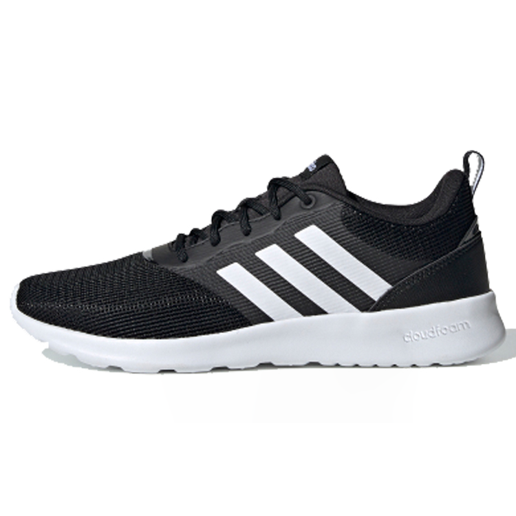 Женские кроссовки adidas adidas neo Qt Racer 2.0 (черно-белые)