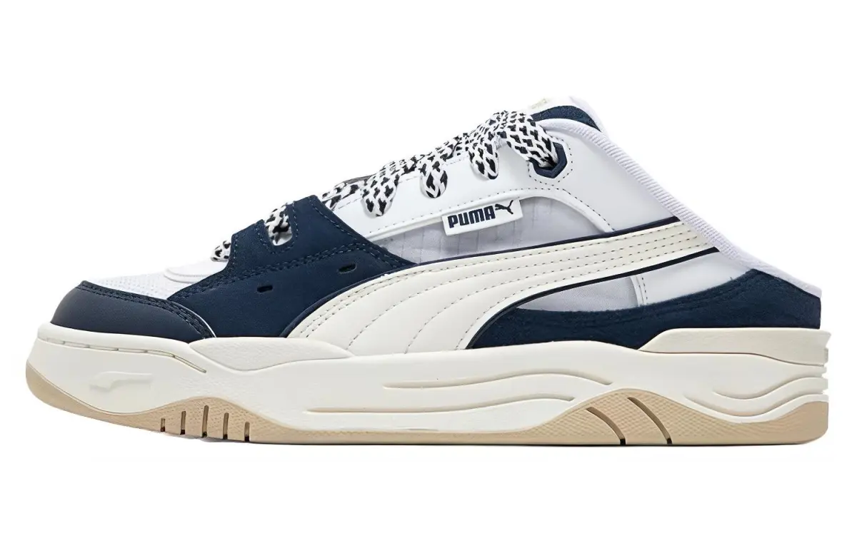 PUMA Bari Mule Low top Casual Shoes Unisex White Blue