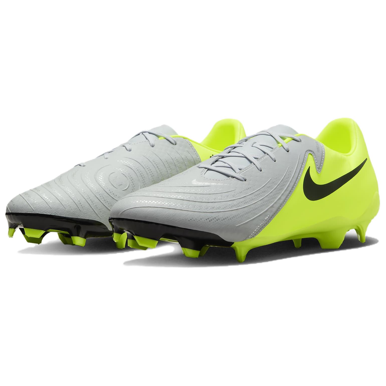 Nike Phantom Gx 2 Academy FG/MG Metallic Silver Volt Black