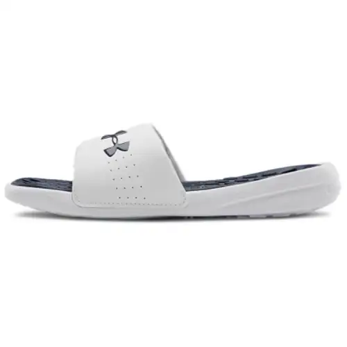 Under Armour Playmaker Fixed Strap Slide 'White Blue' Women's