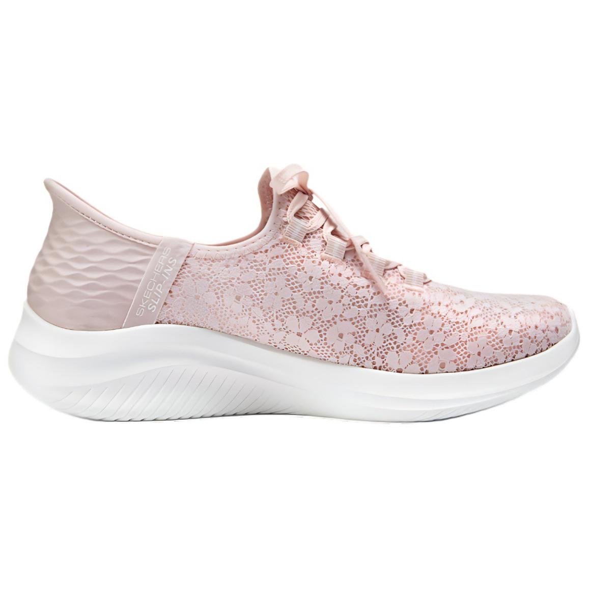 Skechers Ultra Flex 3.0 Breathable And Lightweight Low top Casual Shoes Women’s Pink