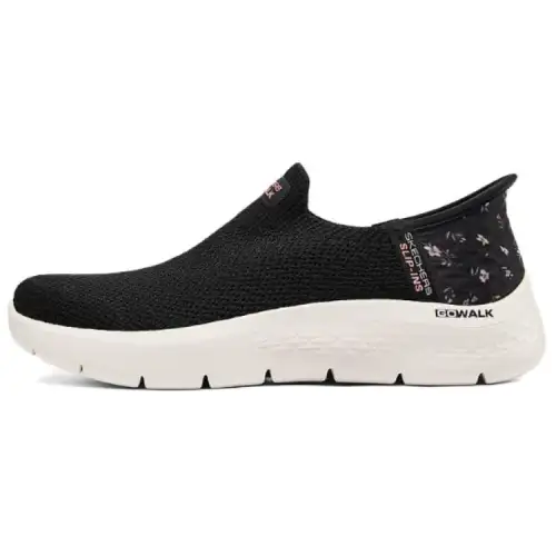 Skechers Women's GO WALK Abrasion Resistant Low top Casual Shoes Women's Black